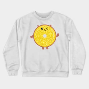 Lemon Donut Cat Crewneck Sweatshirt